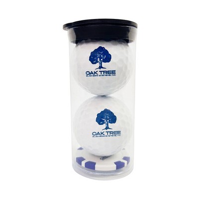 Golf Ball Poker Chip Tube
