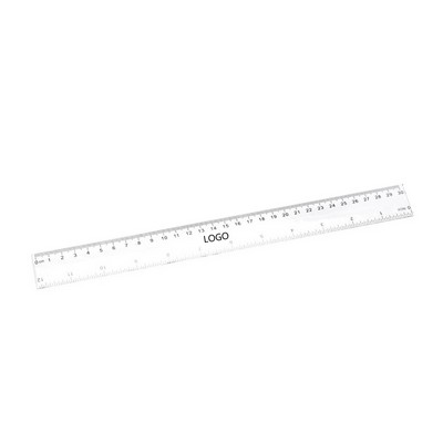 Clear Plastic Ruler 12"