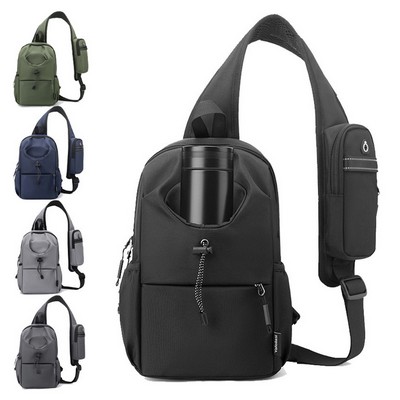 Oxford Cloth Travel Bag Lightweight Casual Backpack