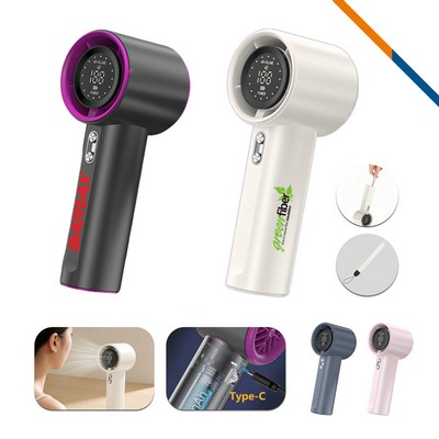 AirGrip Portable 100 Speeds Handheld Fan