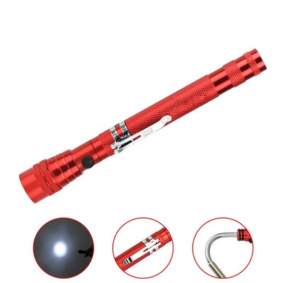 Retractable Pen-Clip Flashlight
