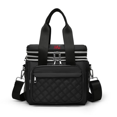 Large Double-Layer Insulated Lunch Bag