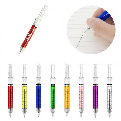 Ballpoint Clicker Syringe Pen