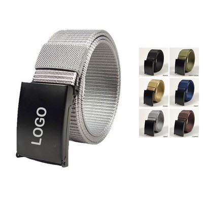 Adjustable Buckle Nylon Military Tactical Men Belt