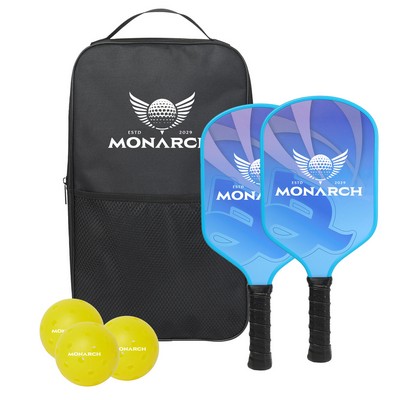 Customizable Fiberglass Pickleball Paddle Set