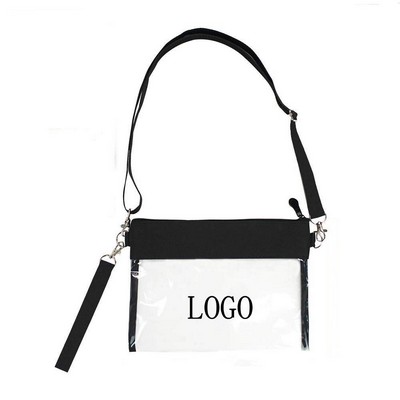 Clear PVC Crossbody Bag