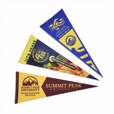 12" Custom Felt Sports Pennant