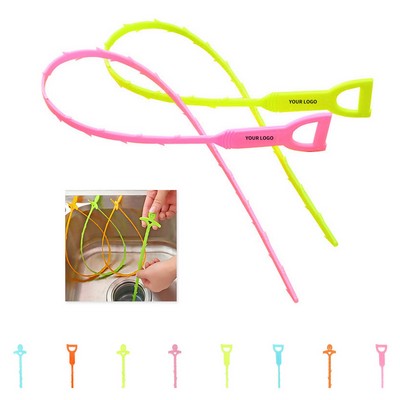 Flexible Polypropylene Drain Clog Remover Cleaning Tool for Sink Bathtub