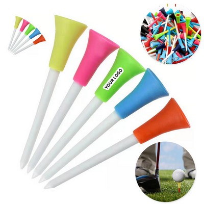 2.75" Natural Wood Golf Tee with Sharp Tip Stable Support