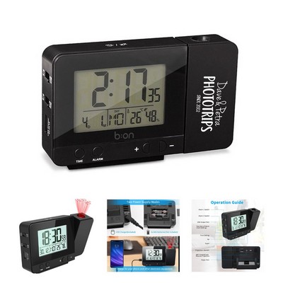 Temperature Display Projection Clock