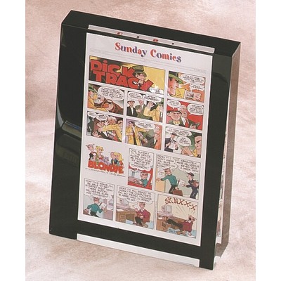 Lucite Wedge Embedment (5 1/2"x6"x3/4"x1 1/8")