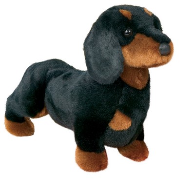 Spats Black & Tan Dachshund Stuffed Animal