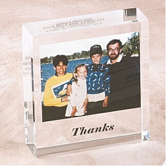 Lucite Square Embedment (6"x1")