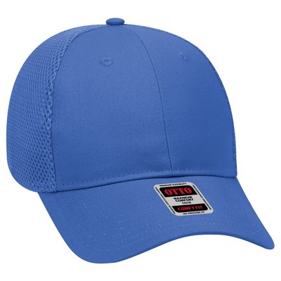 OTTO 6 Panel Low Profile Cotton Twill w/ Polyester Air Mesh Back Baseball Cap