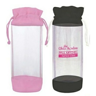 Clear Vinyl & Nylon Drawstring Bag