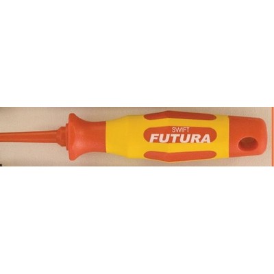 Red/Yellow Insulated (1000v) Slotted Screwdriver - 1/8"x 4"