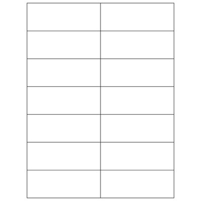 Selfit White Badge inserts for Mega Name Badges