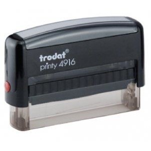 Trodat® Original Printy 4.0 Self Inker Rectangle Rubber Stamp (3/8" x 2 3/4")