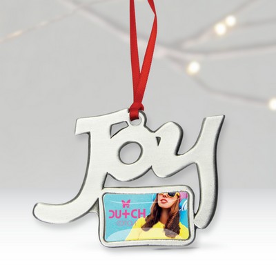 2¼" x 1½" Photoart Joy Ornament