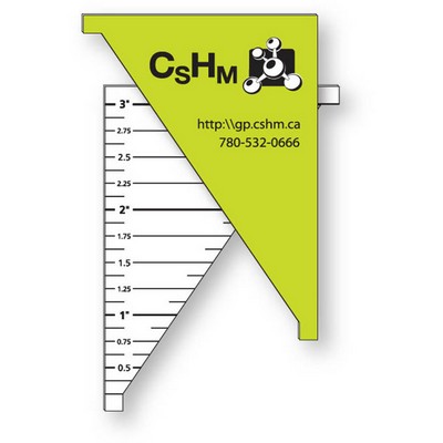 Custom Shaped Plastic Items .040 White Matte Styrene, 50 Sq/In, Spot Colors