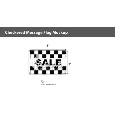 Sale Checkered Flags 2x3 foot