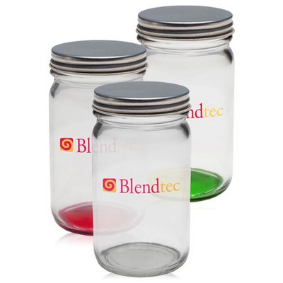 8 Oz. Small Color Mason Jars with Lids
