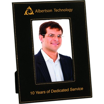 Black Leatherette Frame (4" x 6")