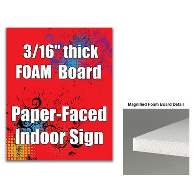 Foam 12X12 Paper Faced 3/16" Foam Board Double Sided. Full Color