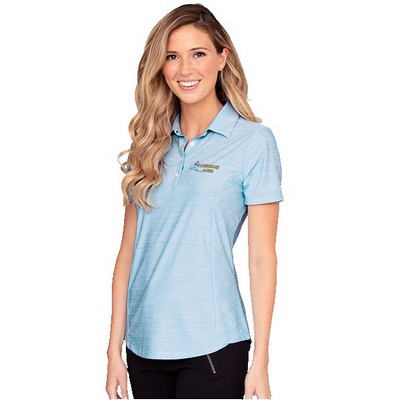 Women's Play Dry Heather Solid Polo Shirt