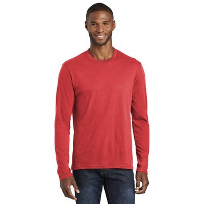 Port & Co Long Sleeve Fan Favorite Blend Tee.