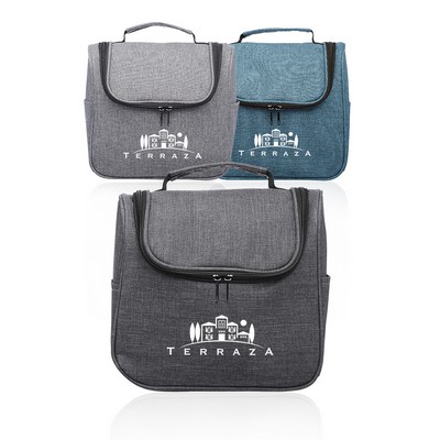 Road Trip Heathered Toiletry Bags