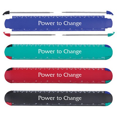 Ruler w/Ballpoint Pen