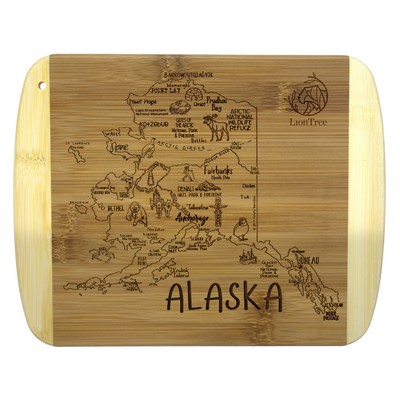 A Slice of Life Alaska Serving & Cutting Board