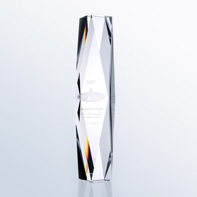 President Tower Optic Crystal Award - Medium