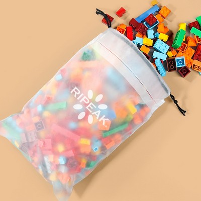 7.9 x 11 inch Double Drawstring Pouch Waterproof Candy Jewelry Party Wedding Favor Present Bag