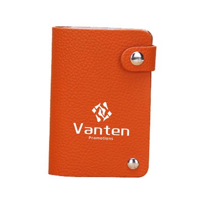 PU Leather Credit Card Wallet Card Holder