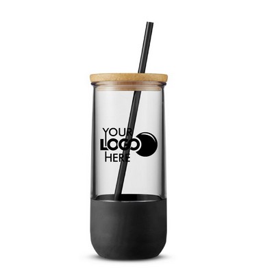 20 oz. Tumbler and Straw with Silicone Grip