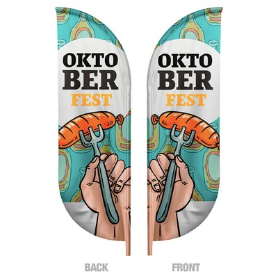 Blade Flag Double 10 ft Graphic