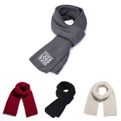 Acrylic Knit 75" Scarf