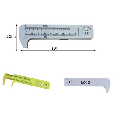 Mini Plastic Button Calipers