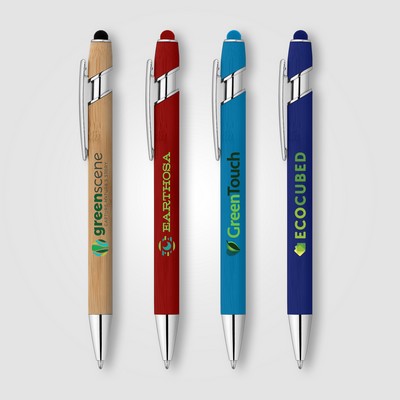 Ellipse Bamboo Stylus Pen - Full-Color Inkjet