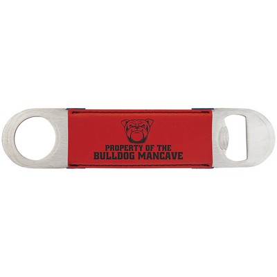 Leatherette Bottle Opener (Red)