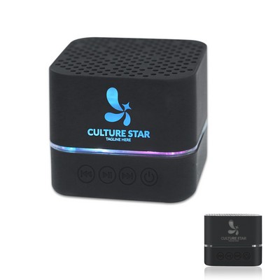 Waterproof Wireless Speaker with Light-up Logo