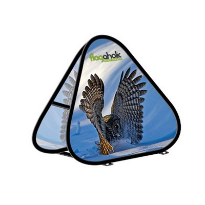 Pop Up banner Fully custom 2 sides 39" Triangle