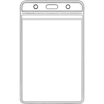 6x4" Trade Show Badge Holder