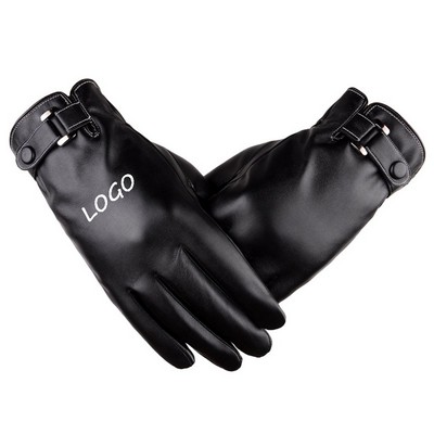 PU Winter Touchscreen Glove