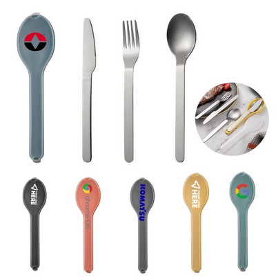 Stainless Steel Portable Camping Picnic Tableware Set