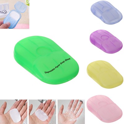 Disposable Paper Soap Sheet With Case