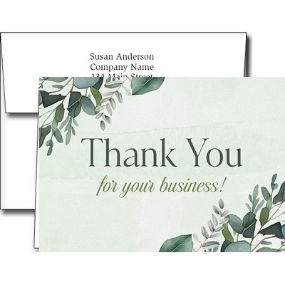 Customer Appreciation Greeting Cards w/Imprinted Envelopes