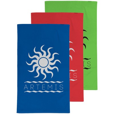 24" x 42" Terry Velour Dobby Hem Fitness Towel